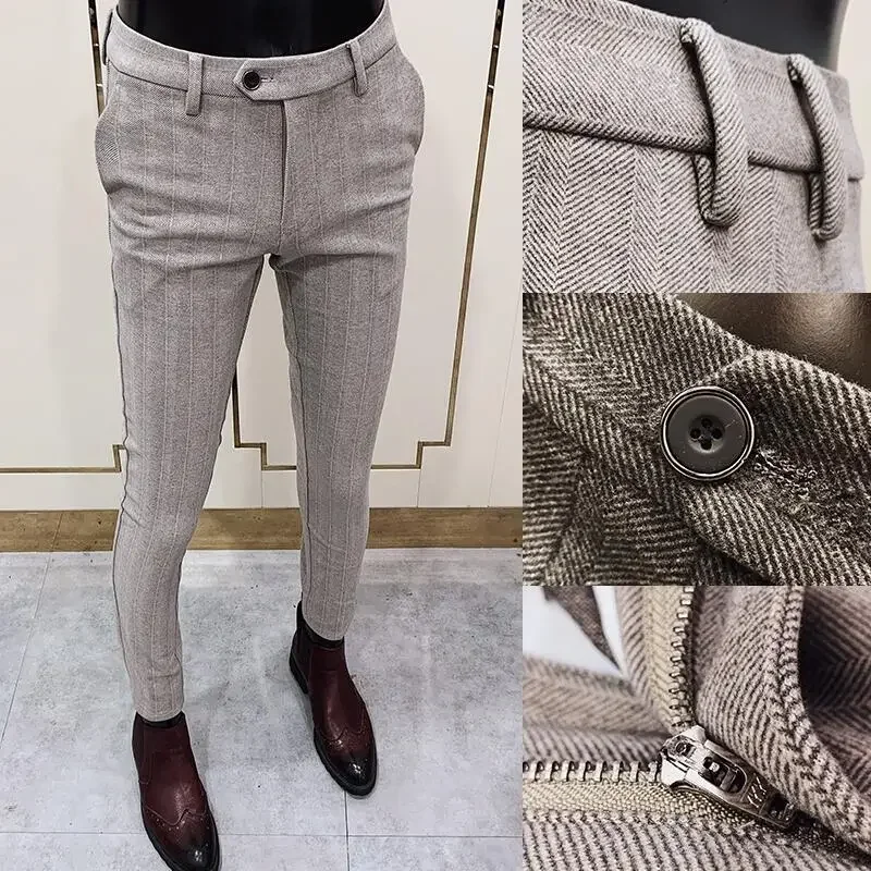 男性用の厚手の袖付きウールジャンプスーツ,ビジネス用のストラ - Men'S Formal Wear For Office のレビューと価格