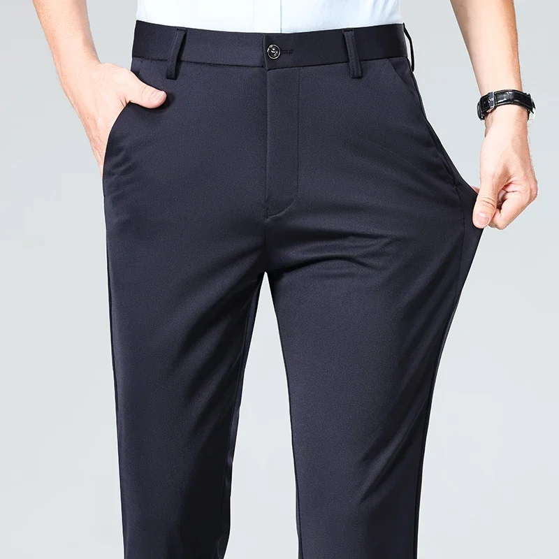 春夏薄手のズボン男性フォーマルドレススーツパンツワークパンツ - Men Formal Wear Outfits のレビューと価格