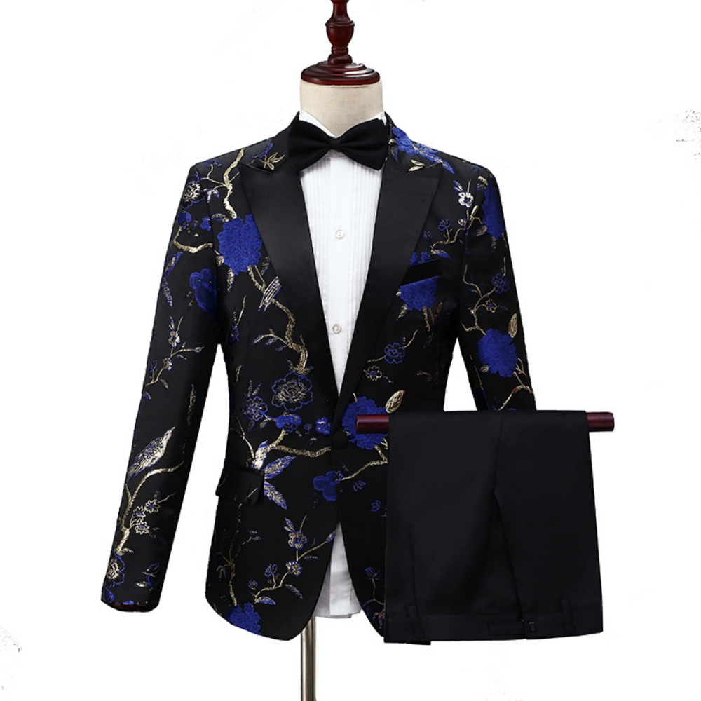 2026年新作 上品なジャカード織りスーツセット メンズダン - Men Formal Wear Outfits のレビューと価格