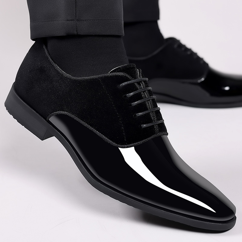 メンズレザーレースアップシューズ,フォーマルフォーマルシュー - Men'S Formal Wear For Office のレビューと価格