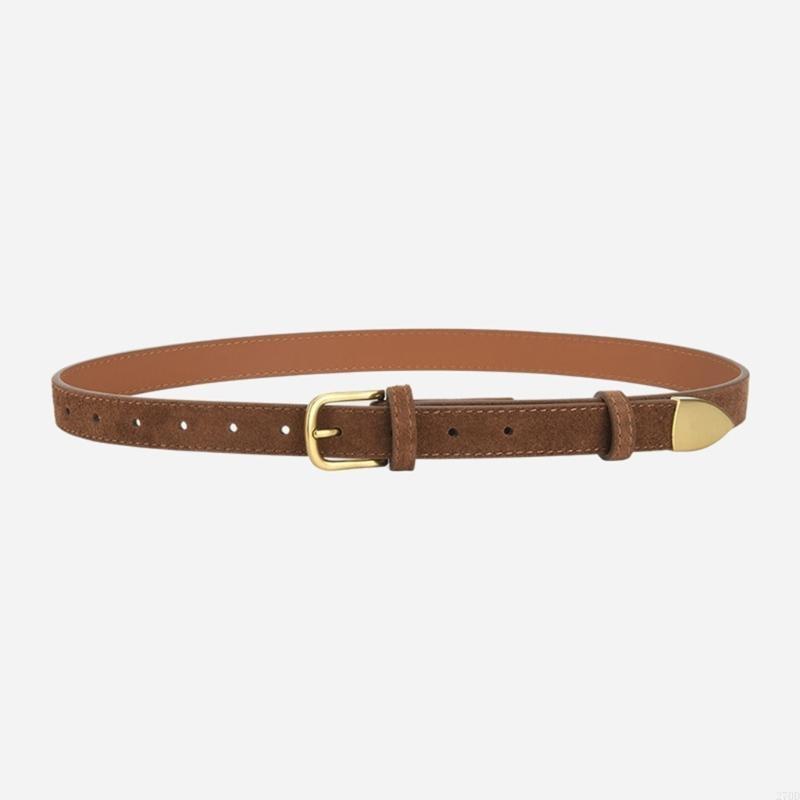 ピンバックル付きレザー薄型ベルトシンプルなスキニーベルト女性 - Formal Belt Leather Thin のレビューと価格