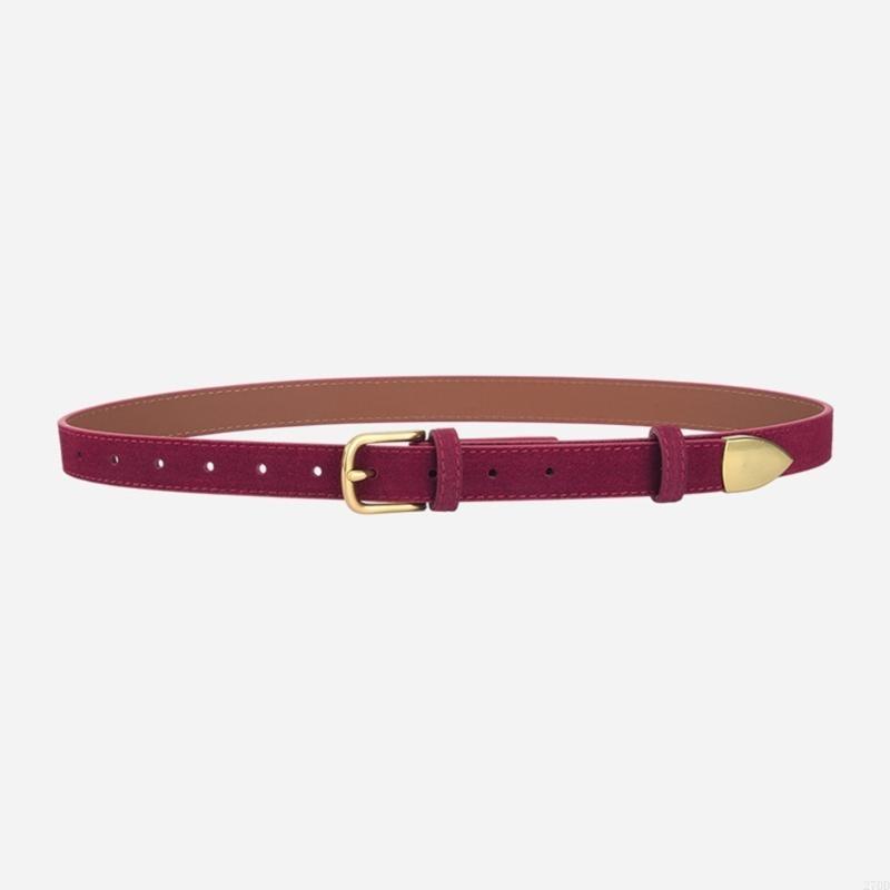 ピンバックル付きレザー薄型ベルトシンプルなスキニーベルト女性 - Formal Belt Leather Thin のレビューと価格